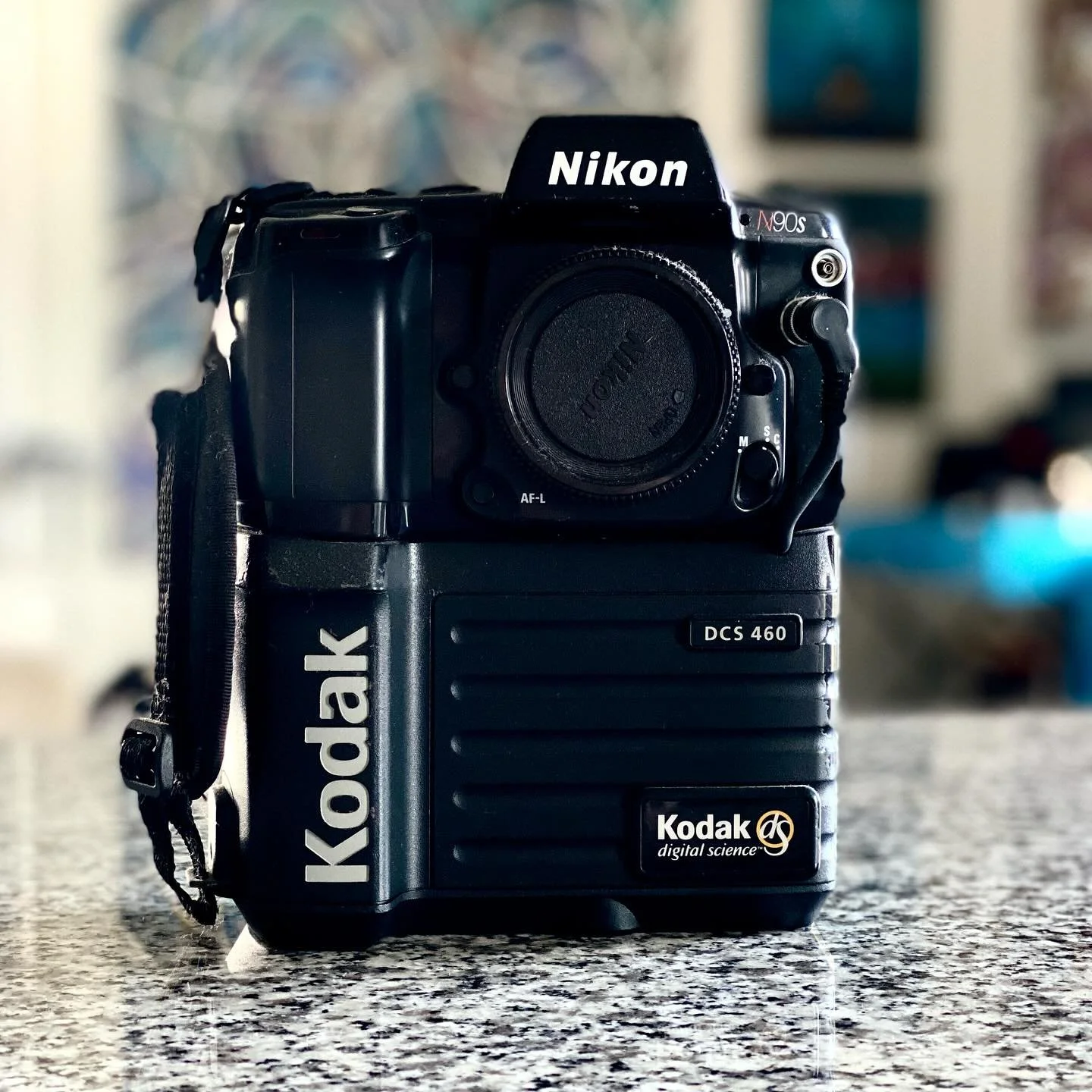 From 1995 - I still have my first digital camera. This is the Kodak DCS 460. New they cost $30,000 was 6 Megapixels and a fixed ISO of 80. No LCD screen on the back and just a viewfinder inside. Crazy how far it&rsquo;s come since then.