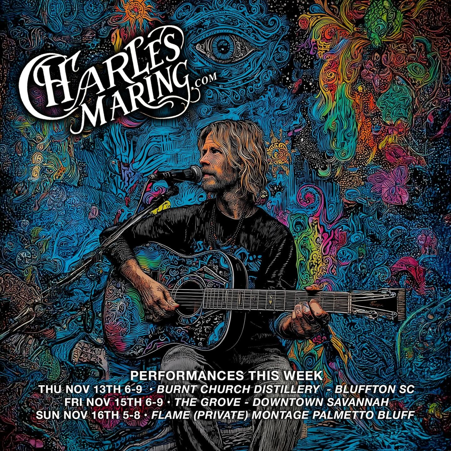 A few solo gigs this week in Downtown #Savannah &amp; #Bluffton #livemusic #songwriter