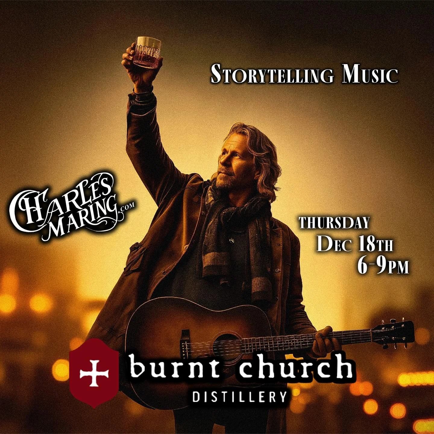 Tonight celebrate life with #livemusic at @burntchurchdistillery in #blufftonsc where I&rsquo;ll be storytelling with my heart and guitar.