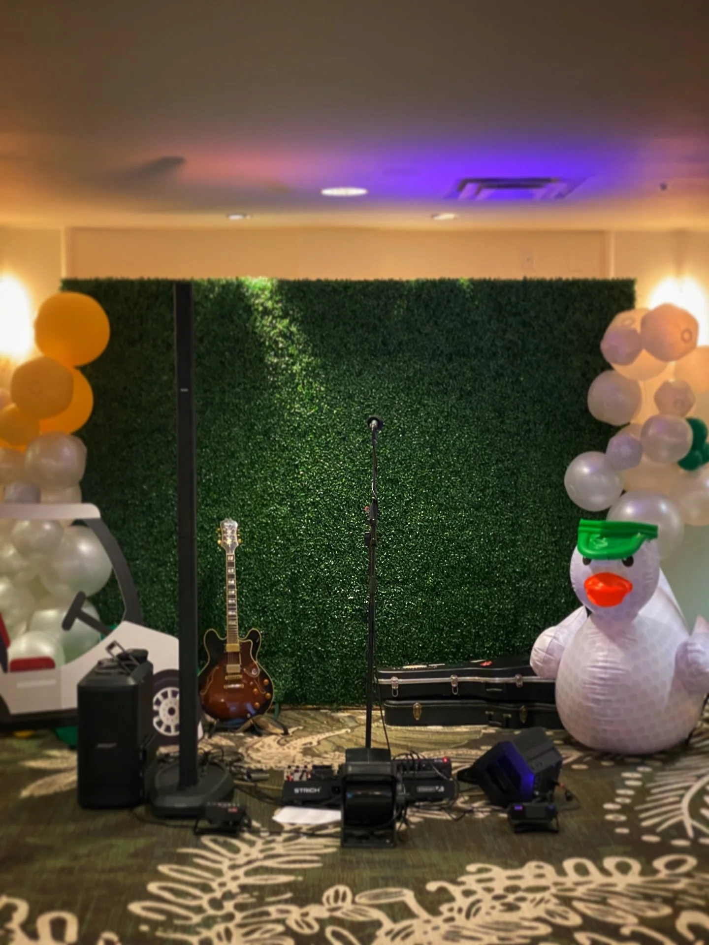 Setup and ready to rock a corporate event at the Omni Amelia Island Florida tonight 🪿🎶🏝️