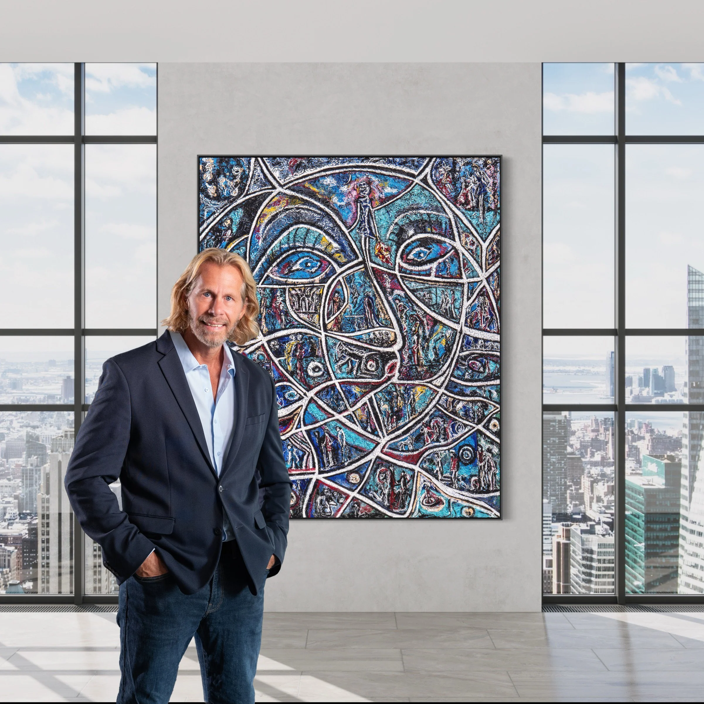 Keynote speaker and visual artist Charles Maring exploring creativity through fine art painting, drawing on artistic expression and imagination.