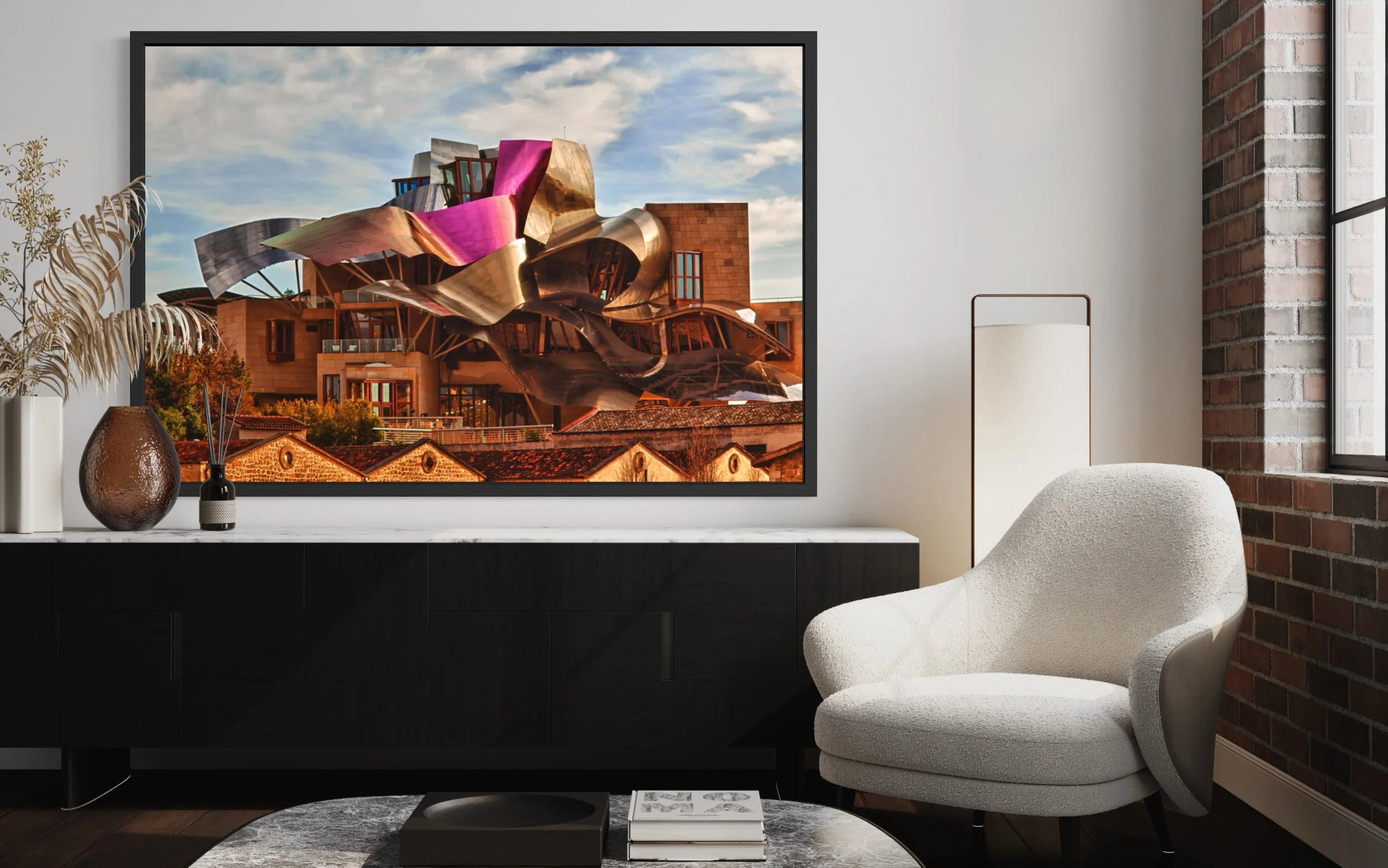 Marqués de Riscal, Rioja, Spain. Frank Gehry’s contemporary architecture rises from a landscape shaped by vineyards, history, and tradition.