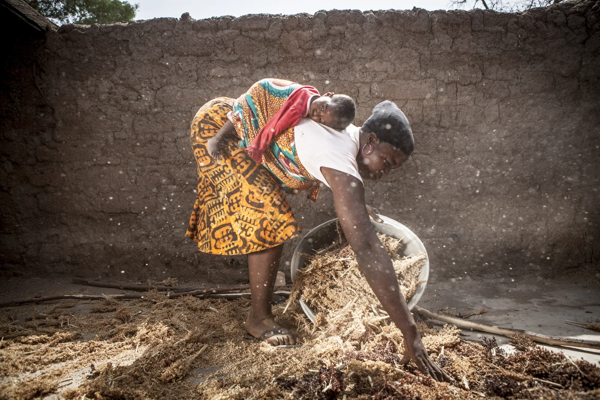 Above: On assignment for UP in Ghana