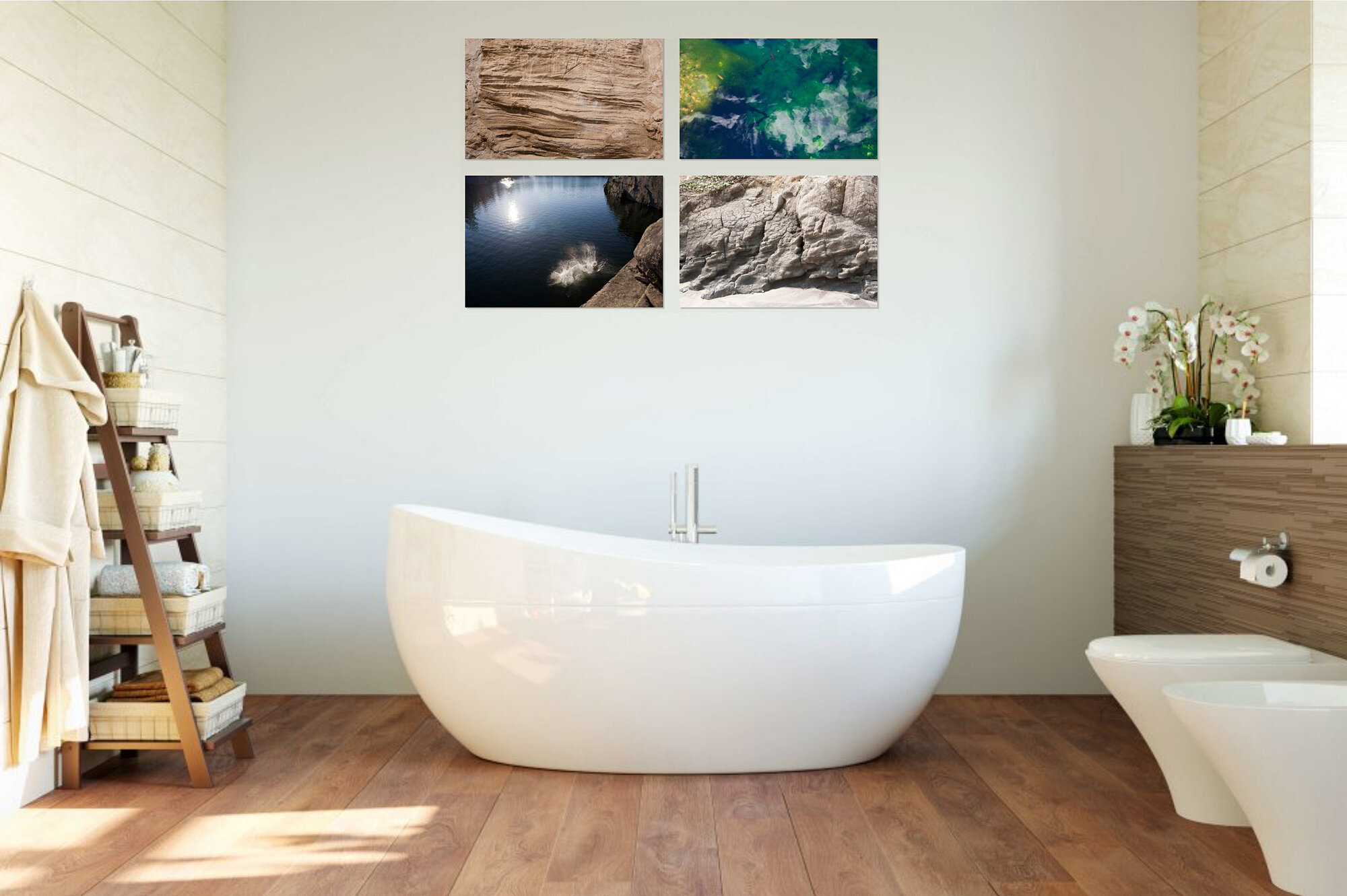 Images of nature inspired by Feng Shui