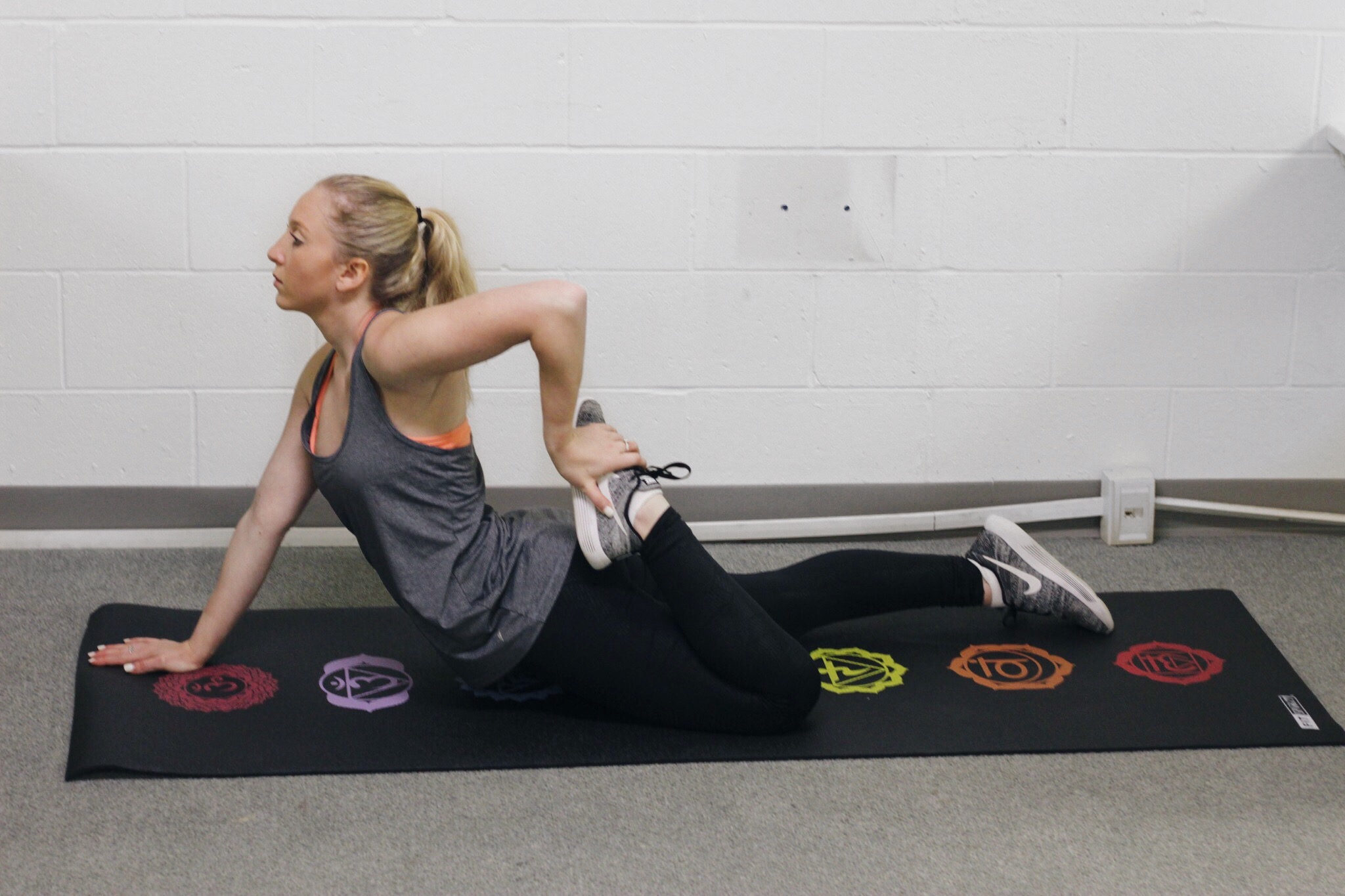 Cobra + hamstring stretch