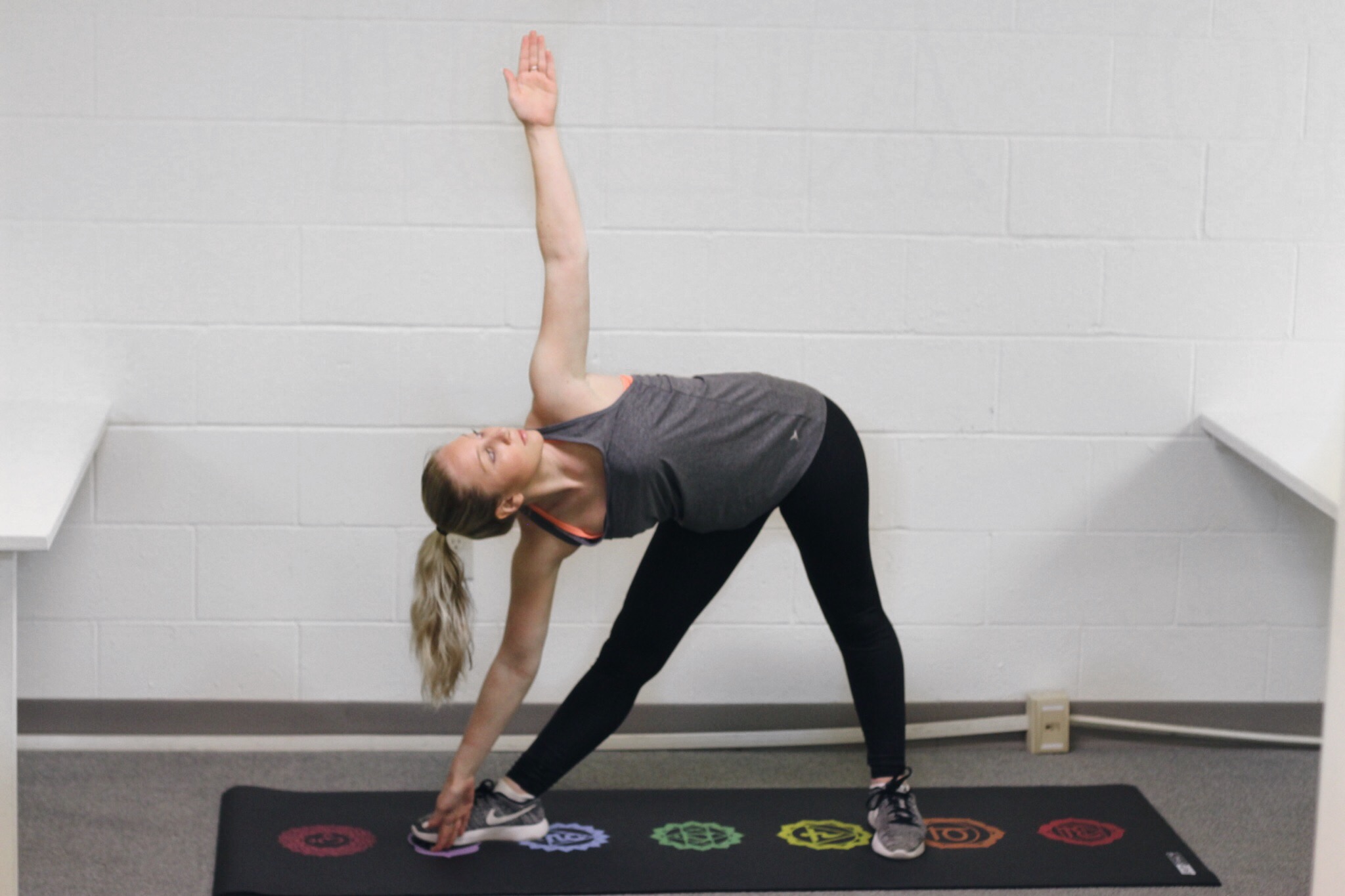 Triangle pose