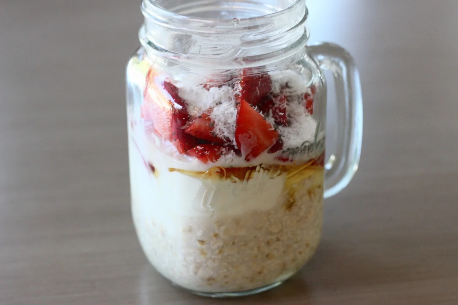Strawberry Overnight Oats