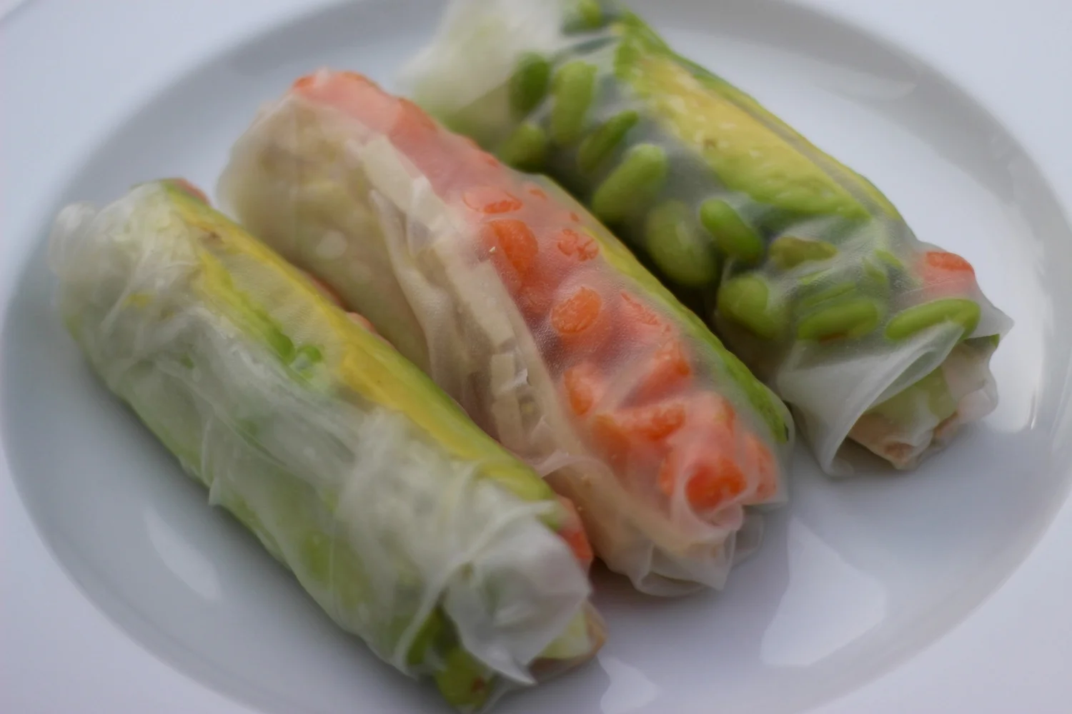 Summer Rolls With Sweet Chili Sauce