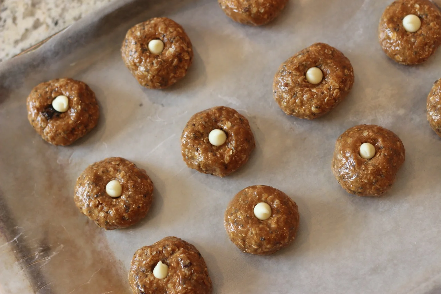 No-Bake Protein Thumbprint Cookies
