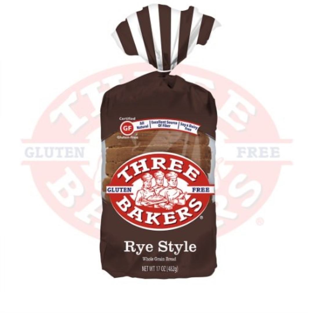 1. Three Bakers Rye Style Gluten Free Bread
