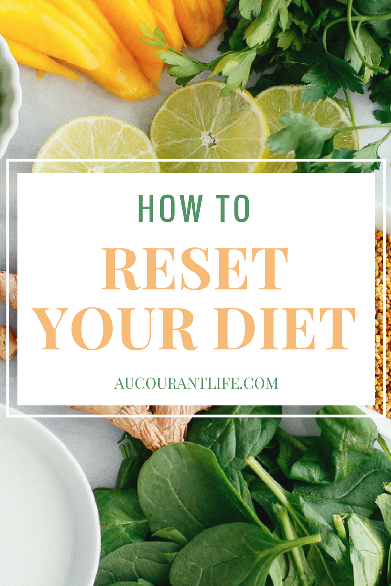 How to reset your diet by Au Courant Life
