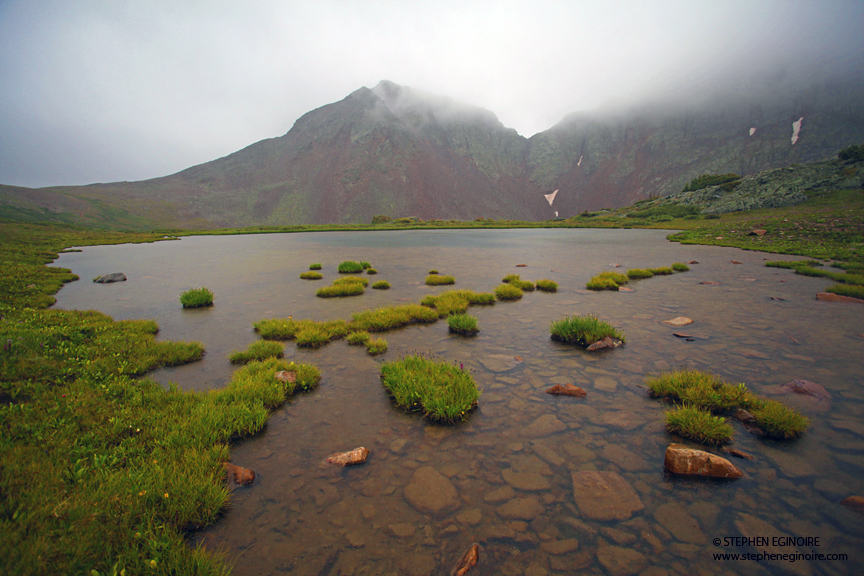 Tarns near Mount Nebo.