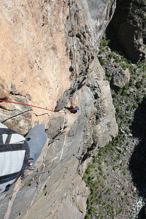 Hallucinogen Wall. Black Canyon of the Gunnison, Colo.