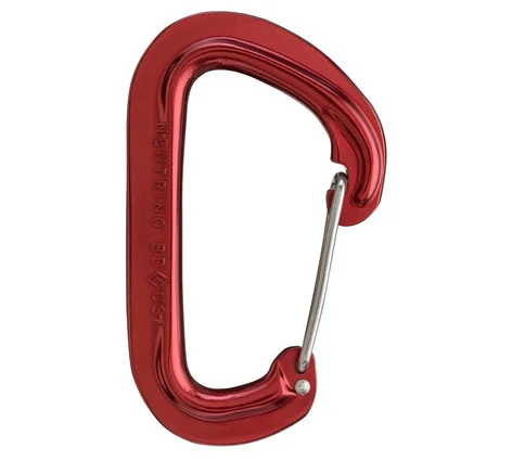 Thirty-six grams of wiregate perfection, the nimble Black Diamond Neutrino carabiner is the ideal solution when all-purpose fast, light and strong is right.
