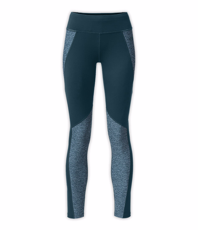Stay active in cold conditions with these compressive midweight leggings that are crafted with four-way stretch and lightweight panels wrapped around the legs for streamlined coverage during aerobic activity.