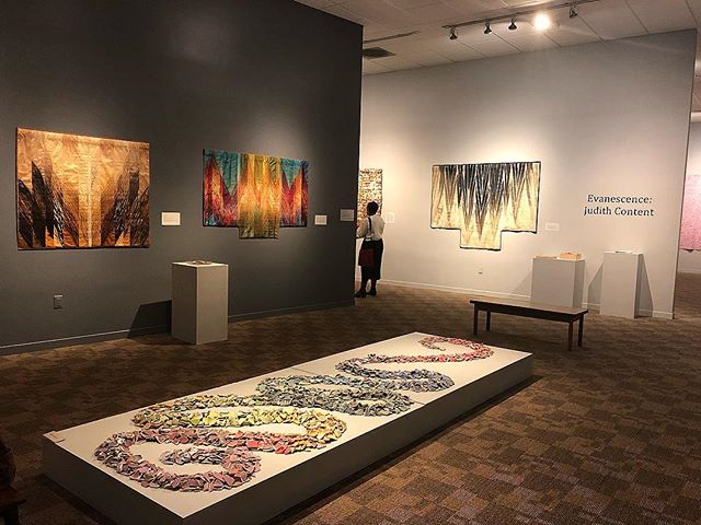 &ldquo;Evanescence&rdquo; opened this afternoon along with ITAB (International Techstyle Art Biennial IV) at the San Jose Museum of Quilts and Textiles. What a gathering it was!! Parking was in short supply due to @comic_con but hey, this is Silicon 