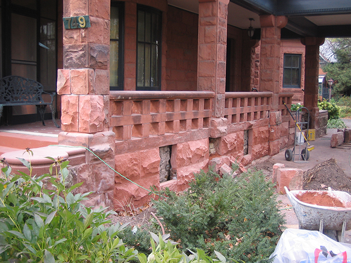 Knapp House Sandstone Restoration