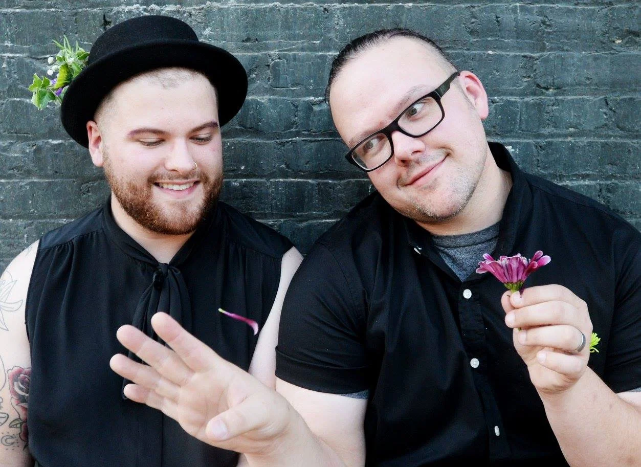 Photo by Henrietta Wildsmith ; (left) Evan Stevens-Jones (right) Derick Stevens-Jones