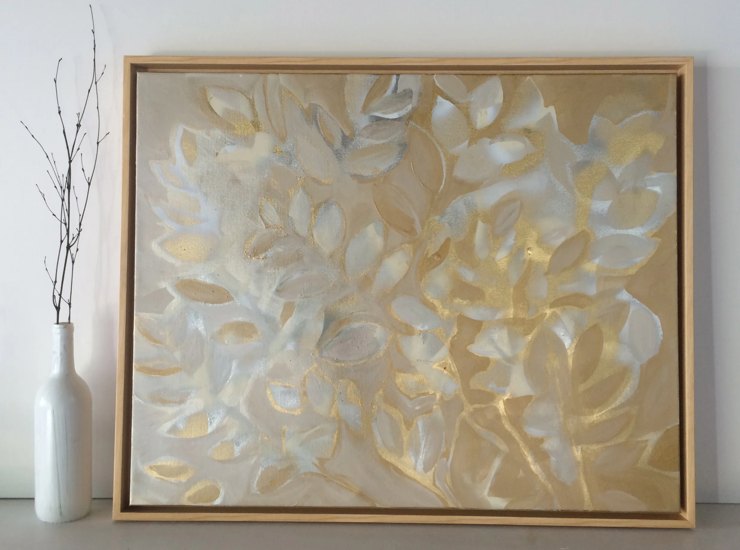 Leaves of Gold Framed