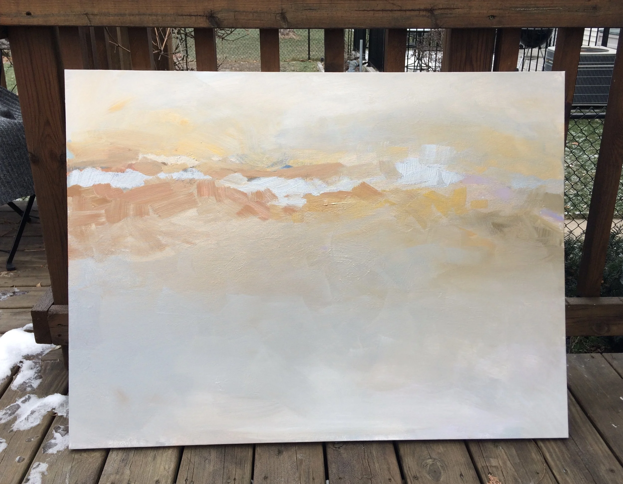 Gold and Silver Landscape