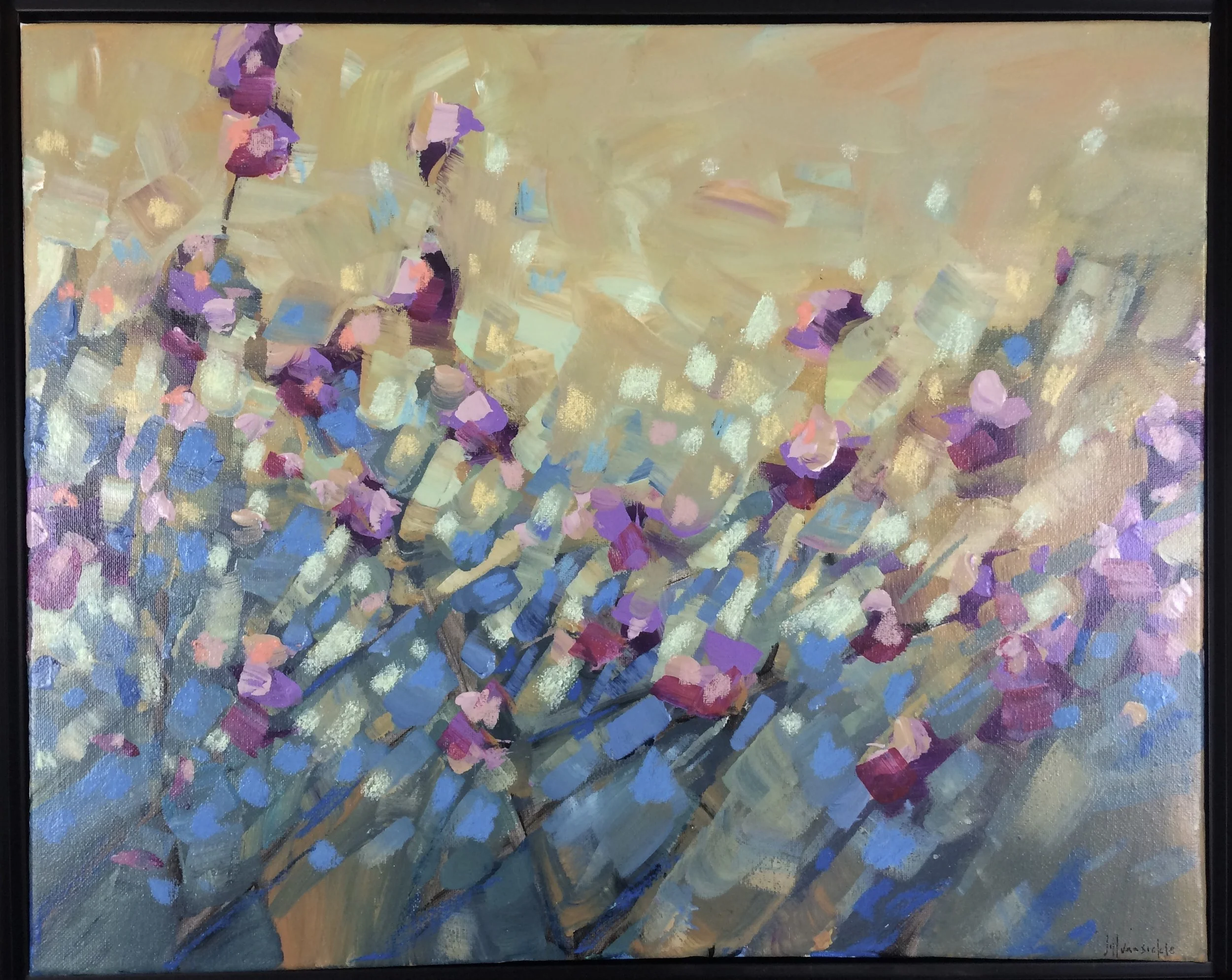 Purple Bloom (framed)