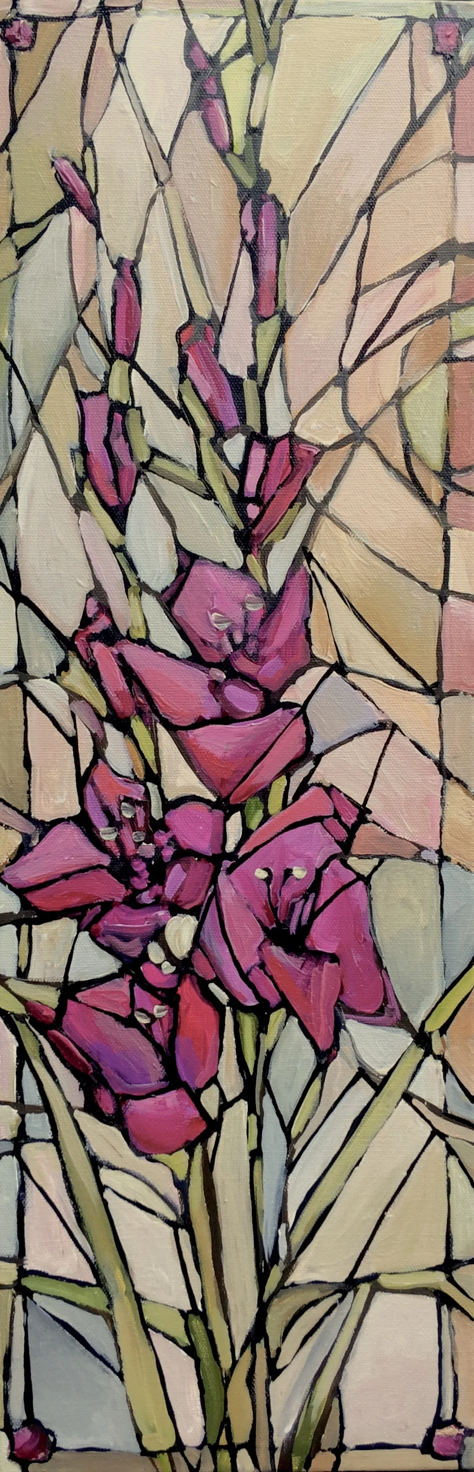 Gladiola Stained Glass