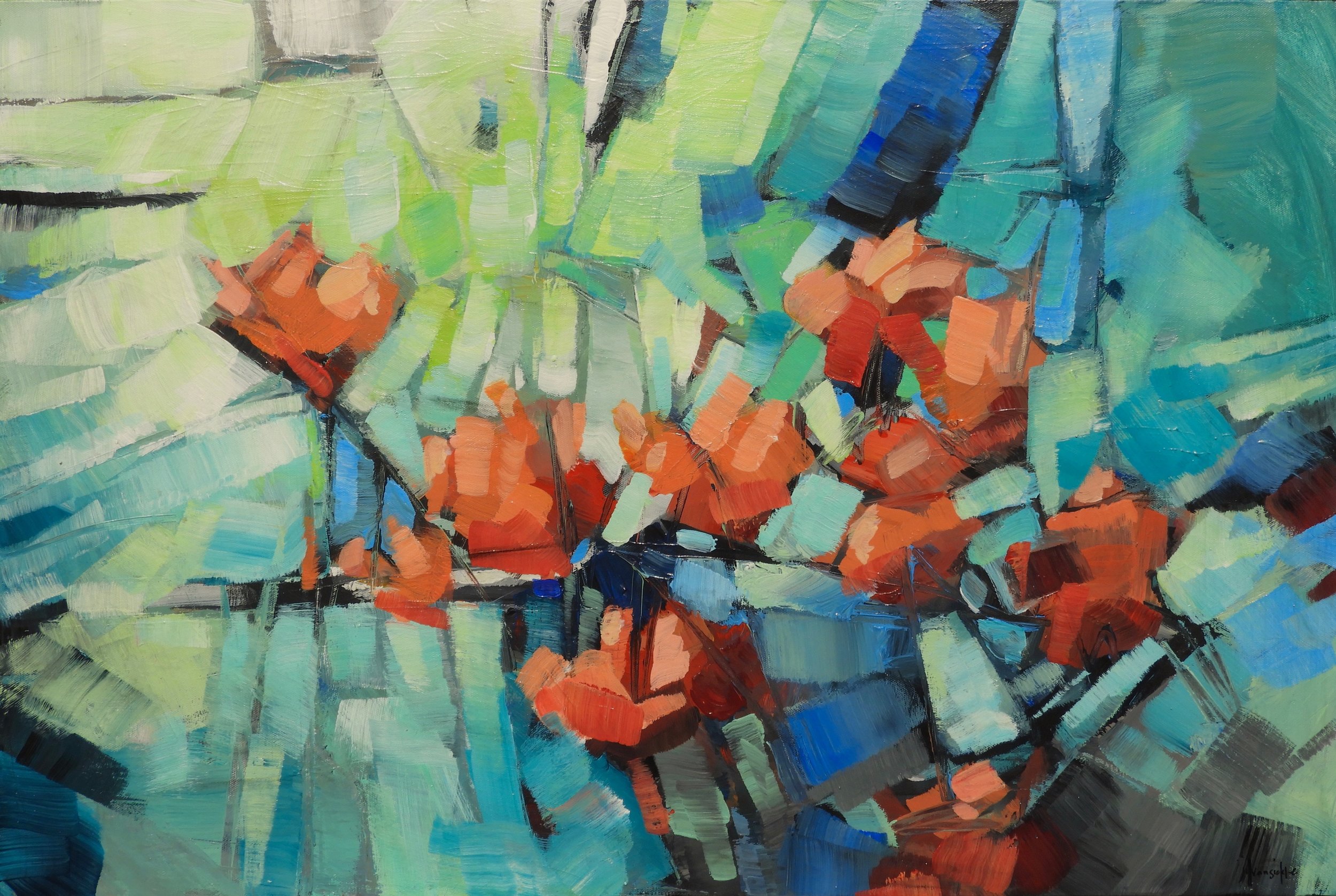 Crystalized Landscape 24x36