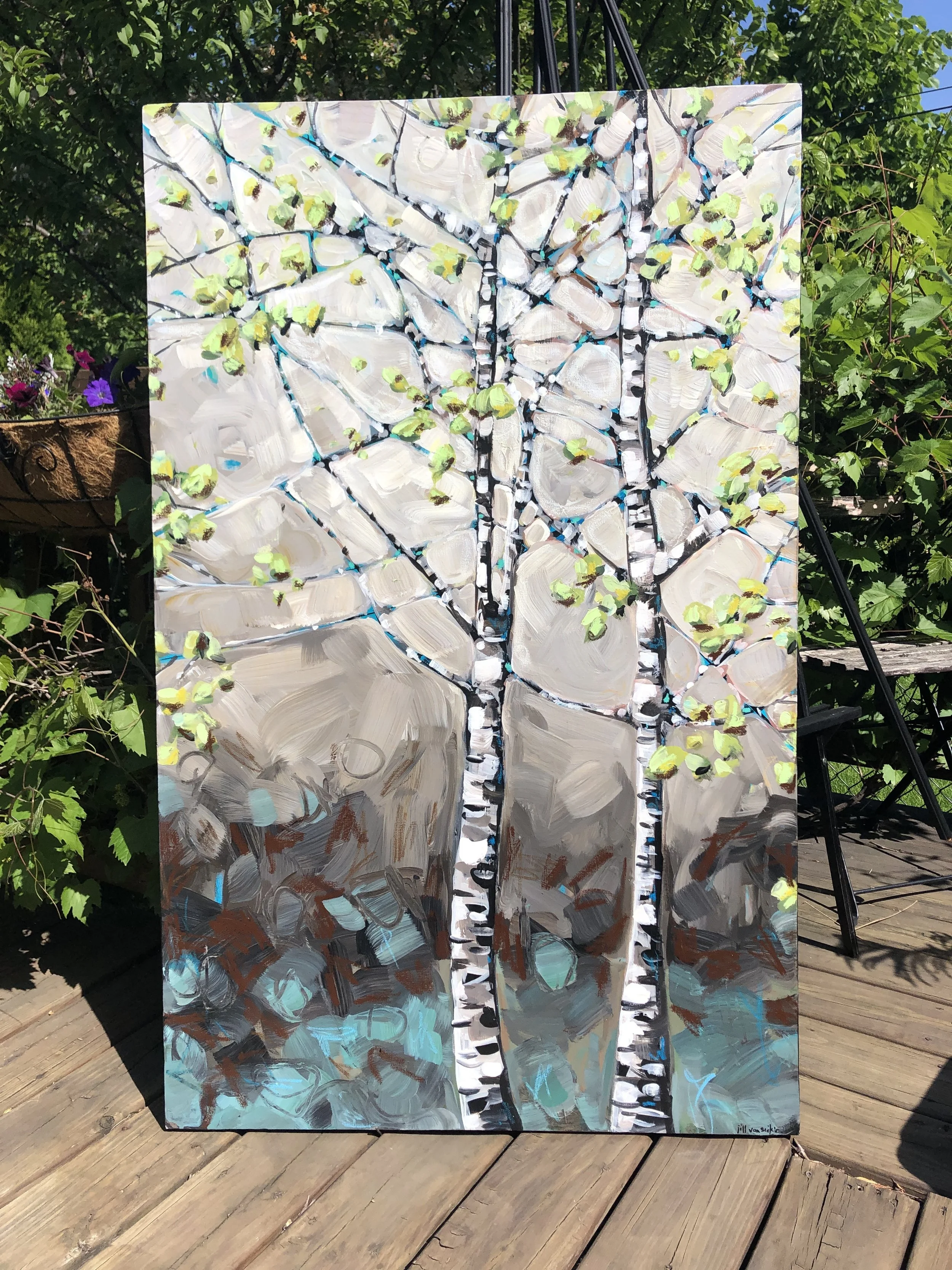 Two Birches