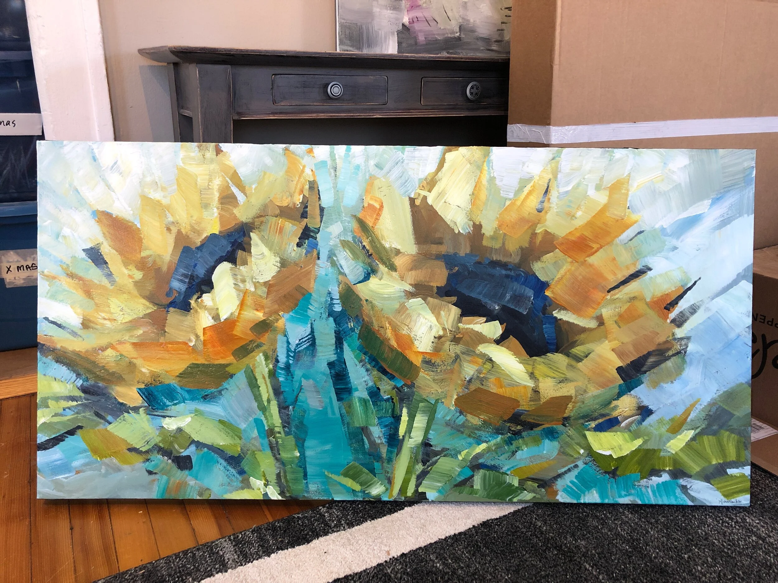 Two Sunflowers (long)