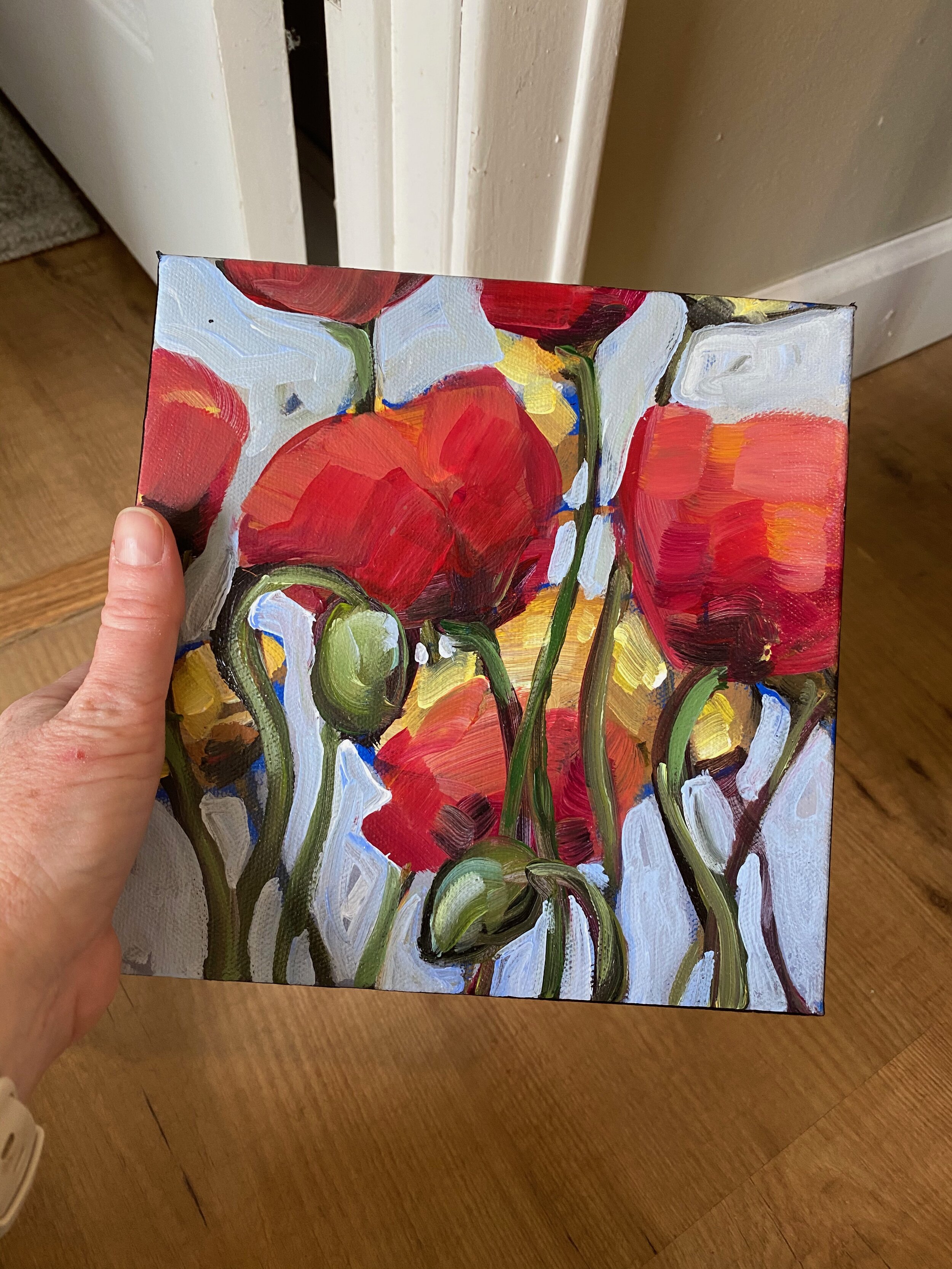 Red and Yellow Poppies