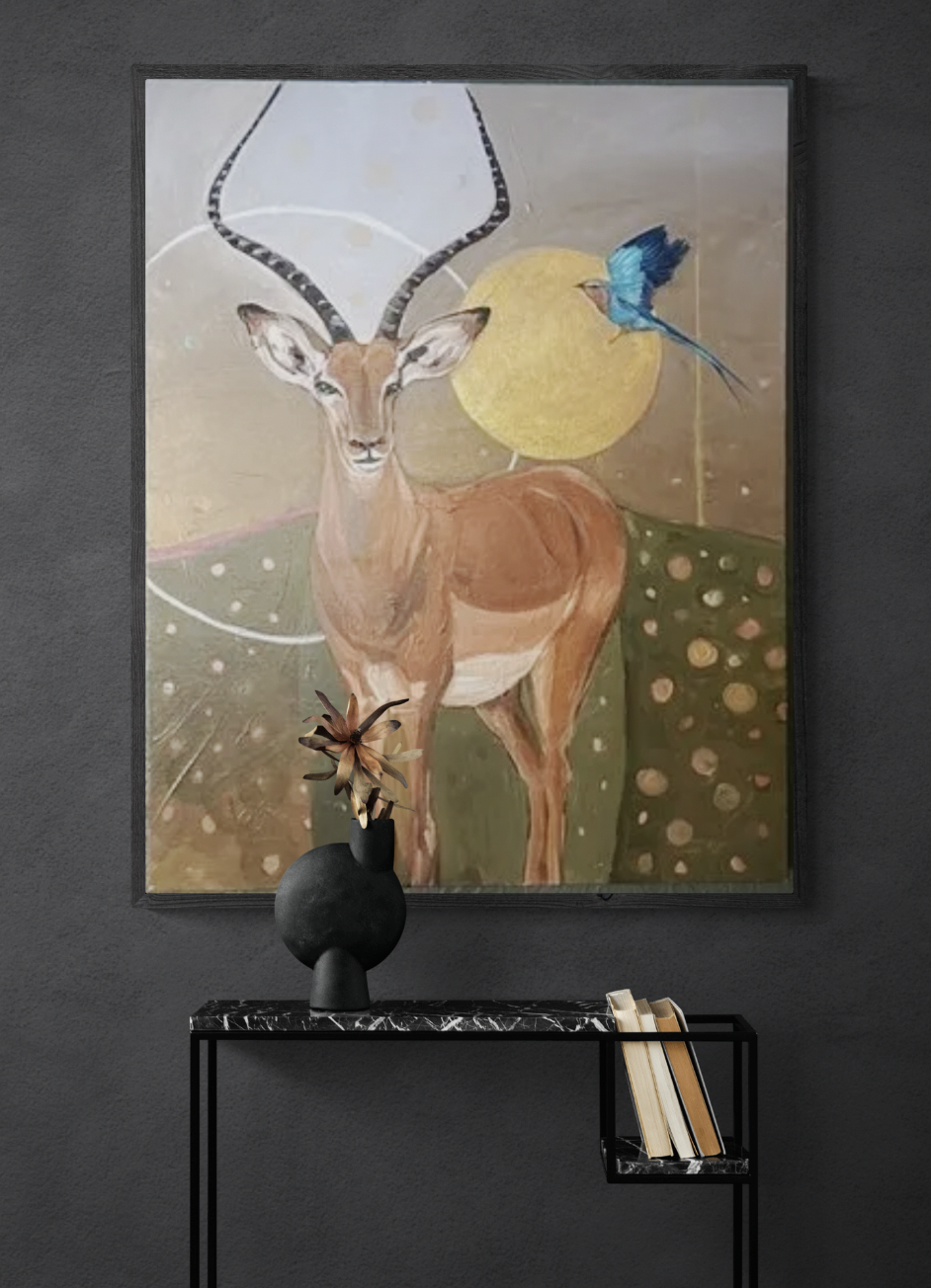 Impala and Bee-Eater