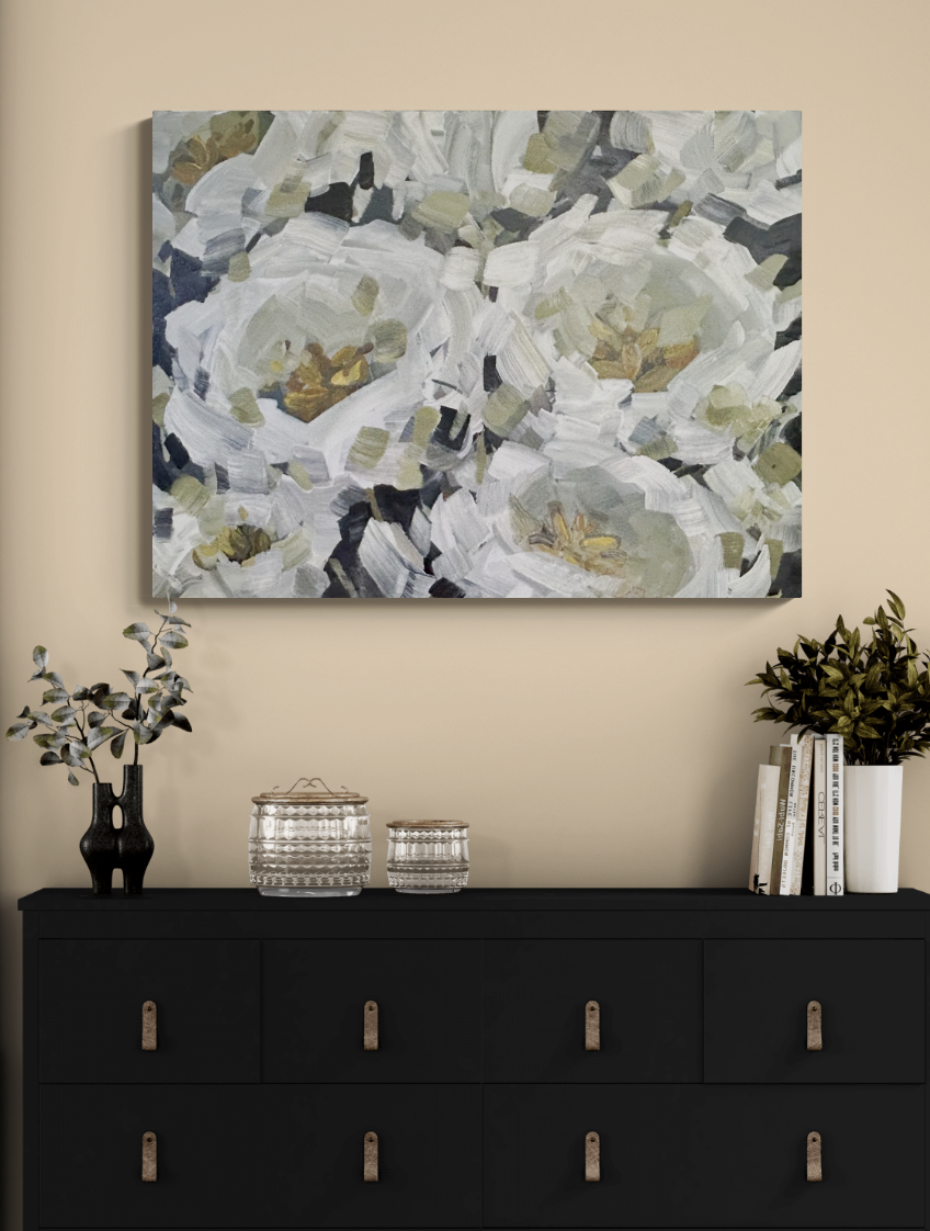 White Bellflowers