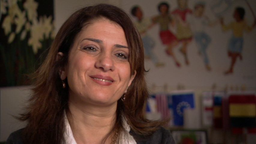 Educator Karen Tal. Still from the film Strangers No More