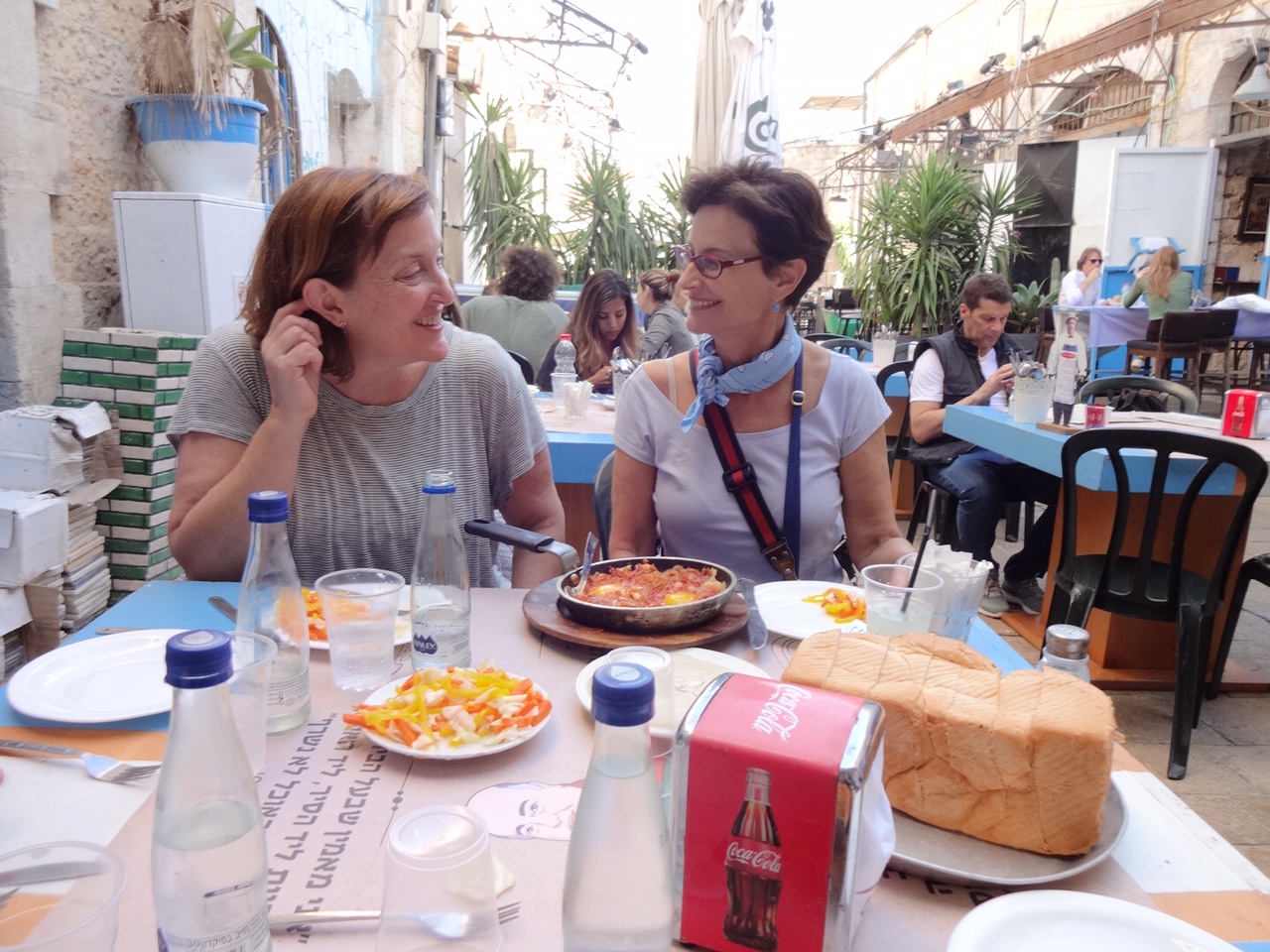 Diana C. Stoll and Jane Wooldridge in Jaffa