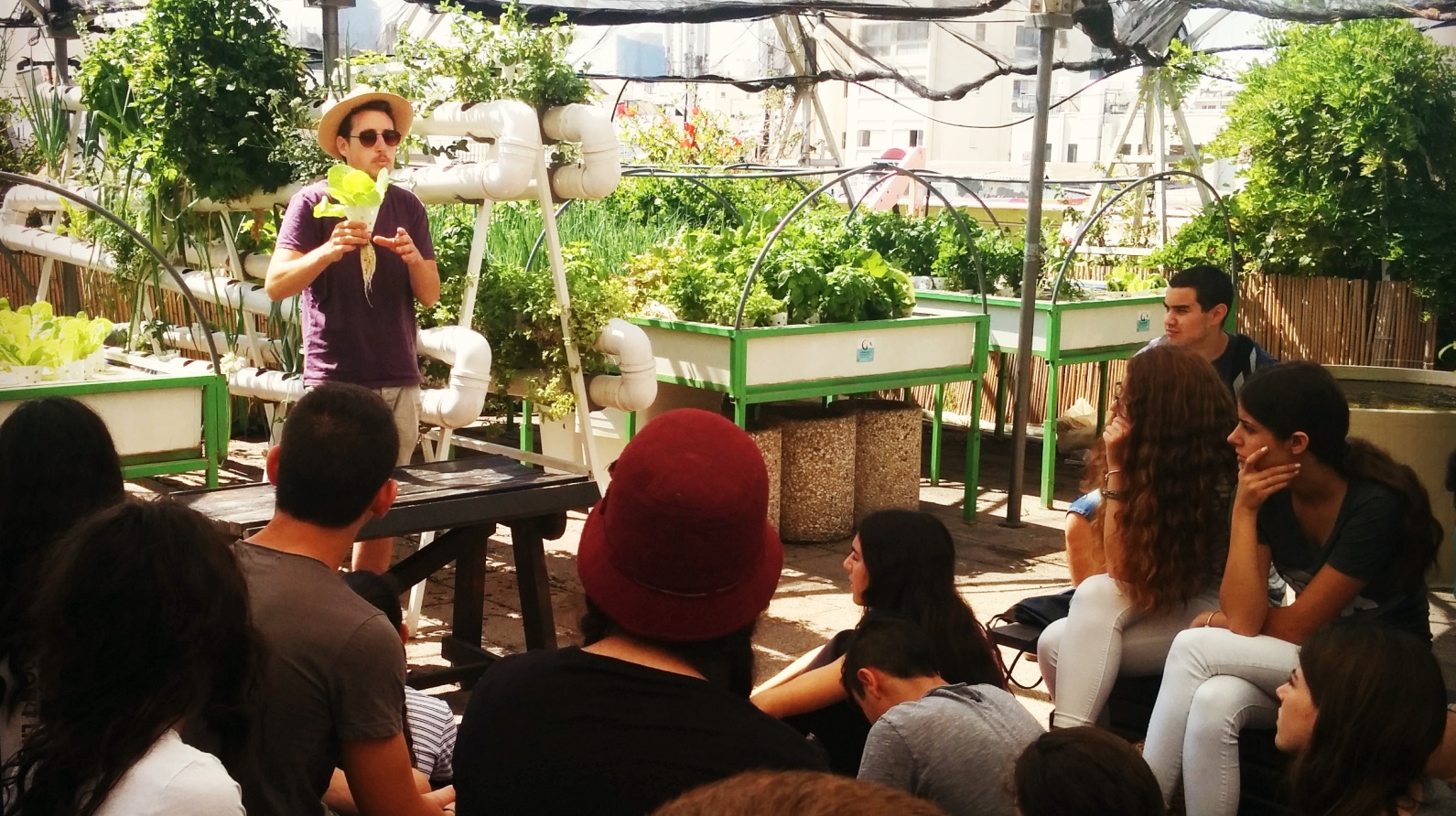 A gardening workshop at Green in the City. Photo by Mendi Falk