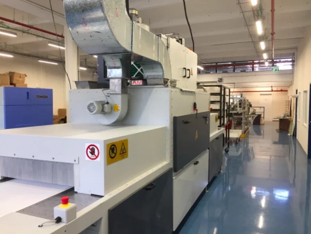 Argaman Technologies’ machinery was custom designed for cavitating cotton with active copper oxide. Photo: courtesy Israel21C