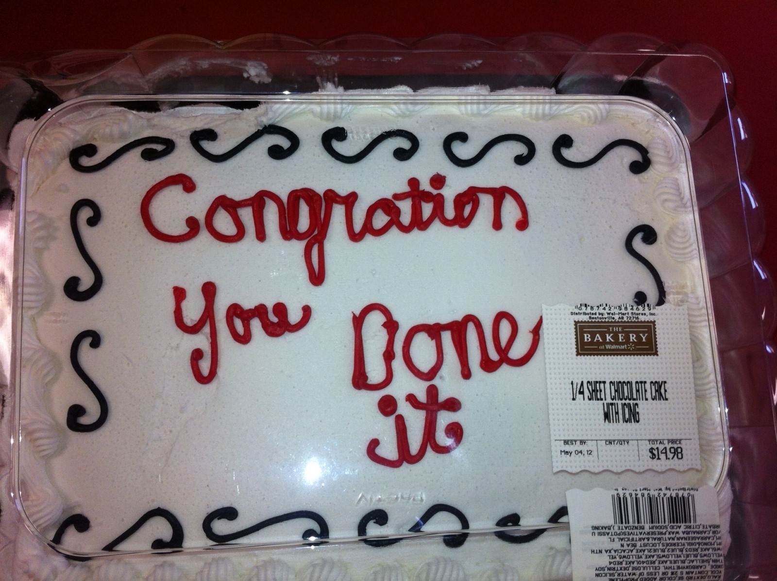 This is the cake equivalent of what my draft will look like if I don't budget my time well.