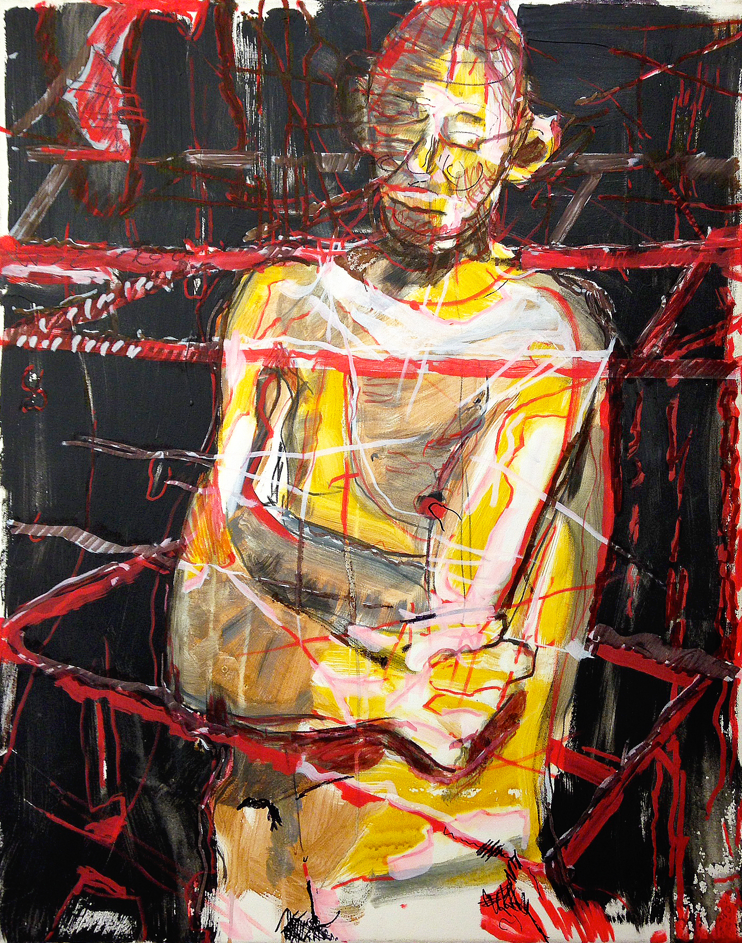 MAN CONSTRAINED