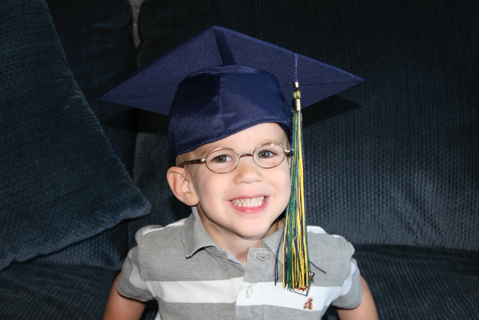 Talmage's graduation day from speech therapy