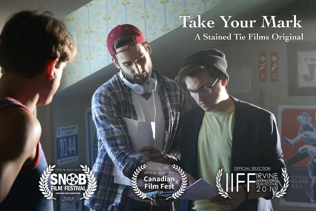 We think it appropriate to #TBT to a #BTS of our film &ldquo;Take Your Mark&rdquo; which has recently been an official selection at the @CanFilmFest set to premiere on March 23!
📲 Click the link in our profile to get tickets to the Canadian premiere