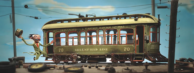Interurban Mural - City of Greenfield, IN