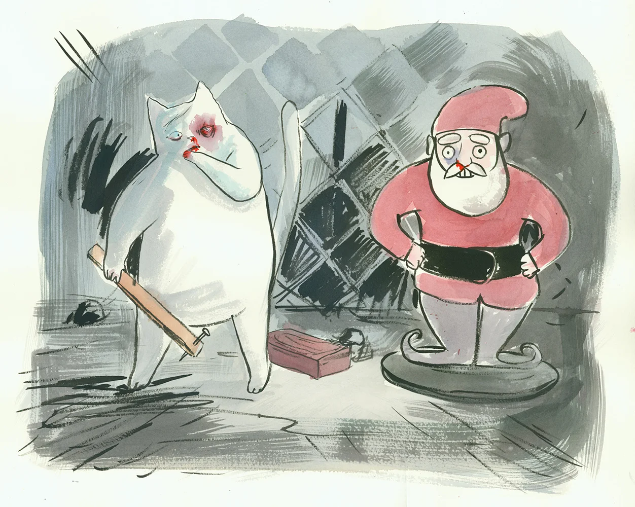 cat gnome fight 300_web.jpg