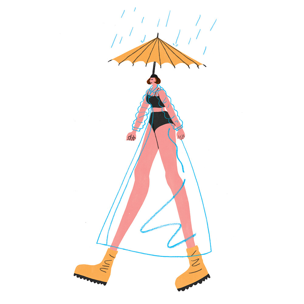 Umbrella Hat Raincoat