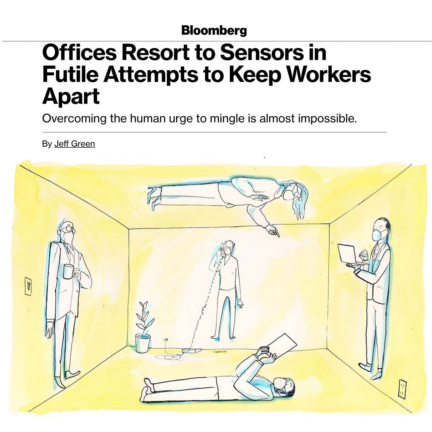 Office culture during COVID - Bloomberg Digital