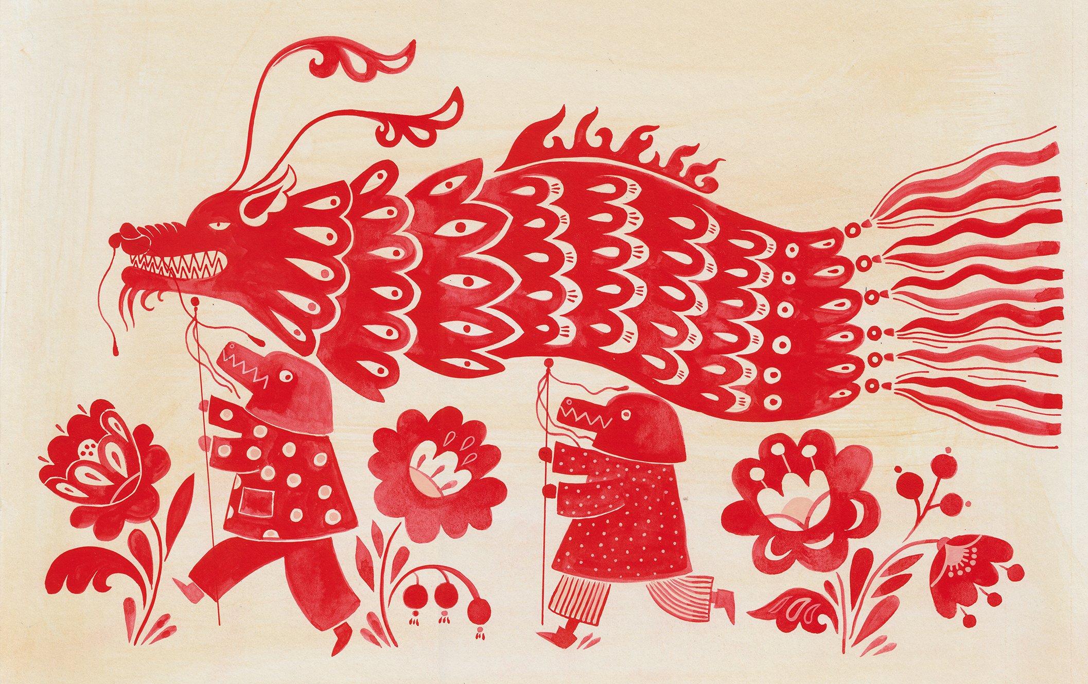 Dinara Mirtalipova - The Year of Dragon - Red Dragon Festival Goers  copy 2.jpg