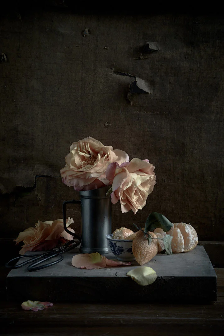 Oranges and Roses. 2015. 33x48. Edition of 25.