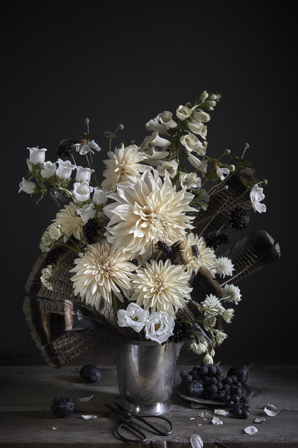 Turkey Feather  & Dahlia.jpg