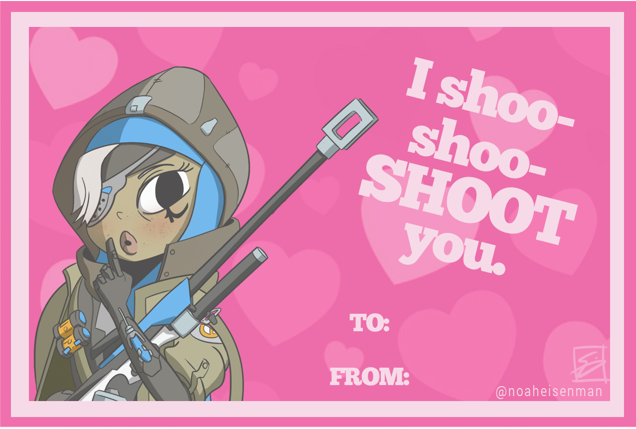 Overwatch Valentines - Ana