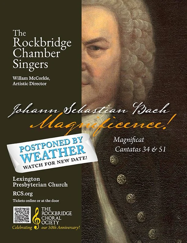 Bach Concert Postponed