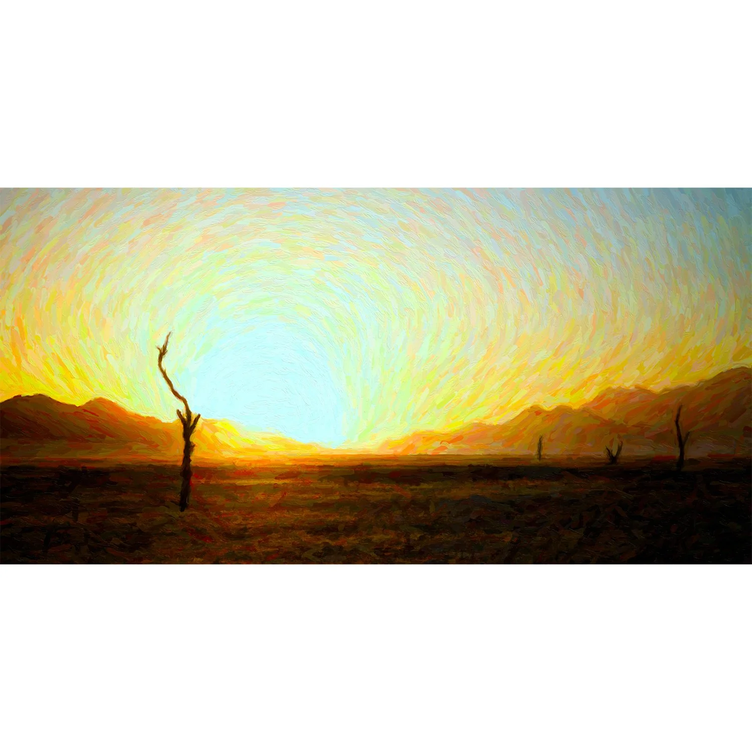 "Sunset on the Kahalari"